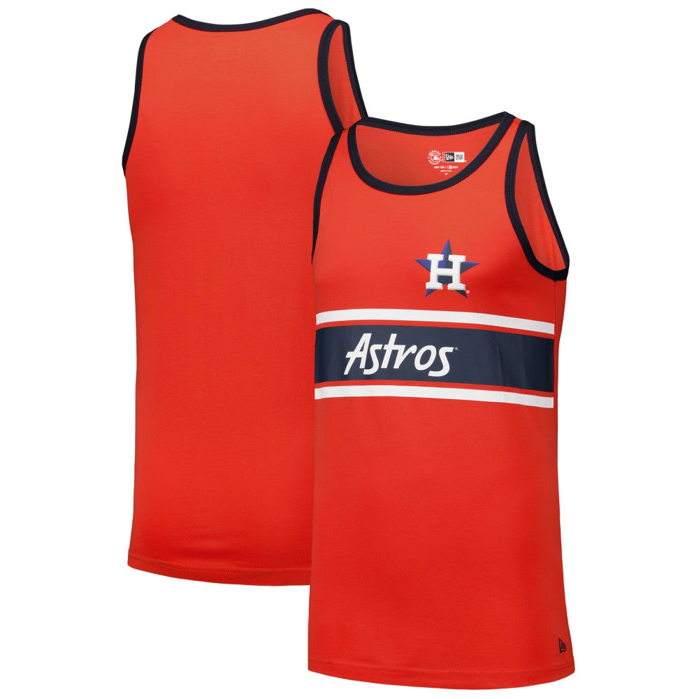 Houston Astros New Era Jersey Ringer Tank Top - MLB