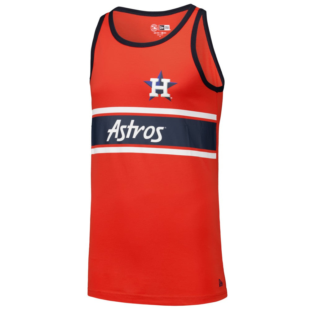 Houston Astros New Era Jersey Ringer Tank Top - MLB
