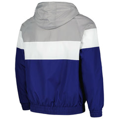 Chicago Cubs New Era Ripstop Raglan Quarter-Zip Hoodie Windbreaker Jacket - MLB