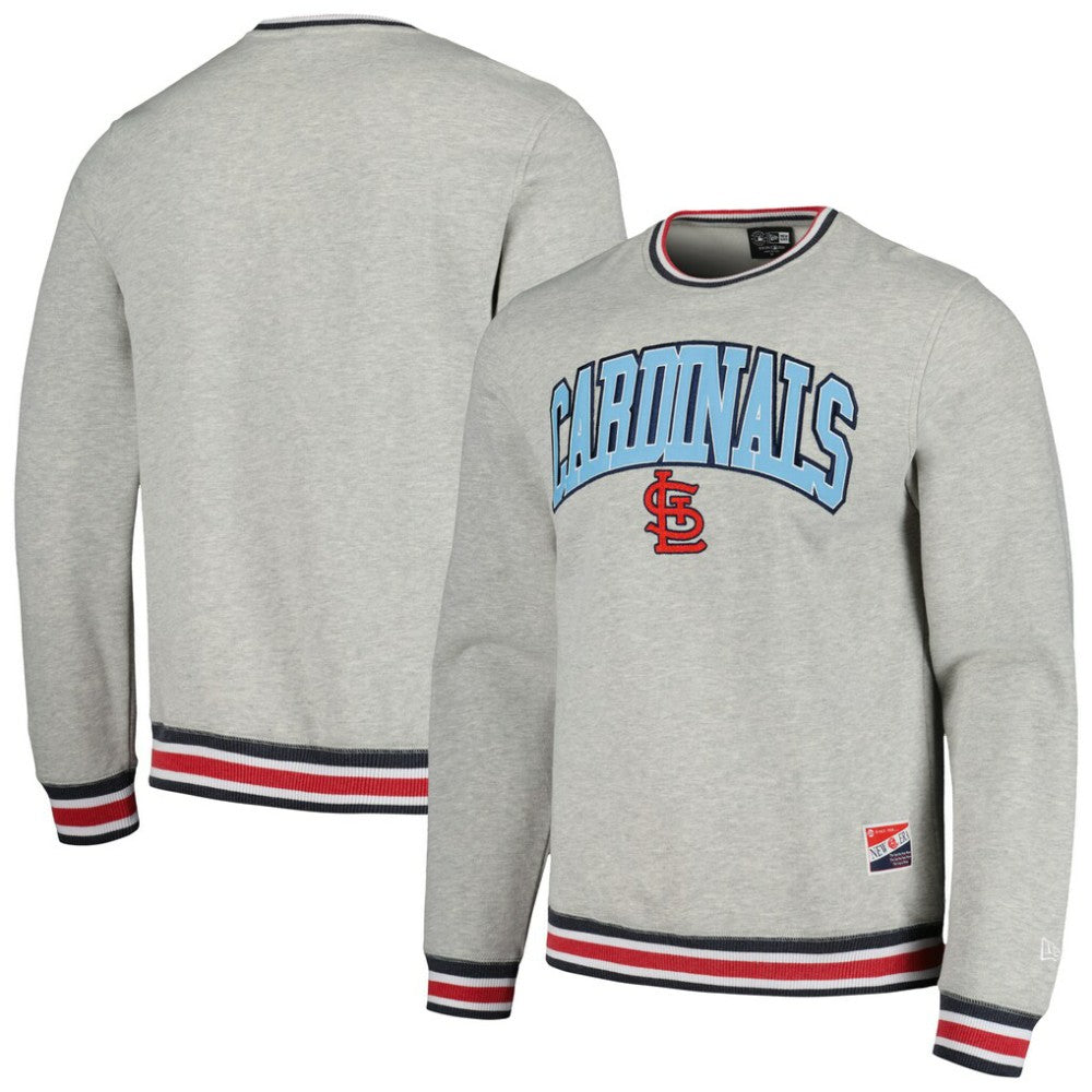 St. Louis Cardinals New Era Throwback Classic Pullover Sweatshirt - MLB