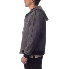 New York Jets The Wild Collective Corduroy Bomber Full-Zip Jacket Gray | NFL