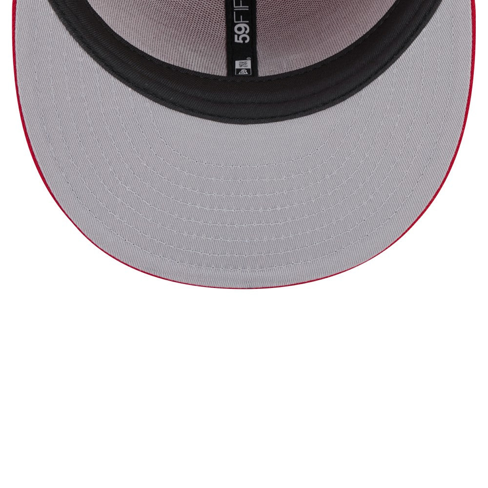 Miami Marlins New Era White Logo 59FIFTY Fitted Hat - MLB