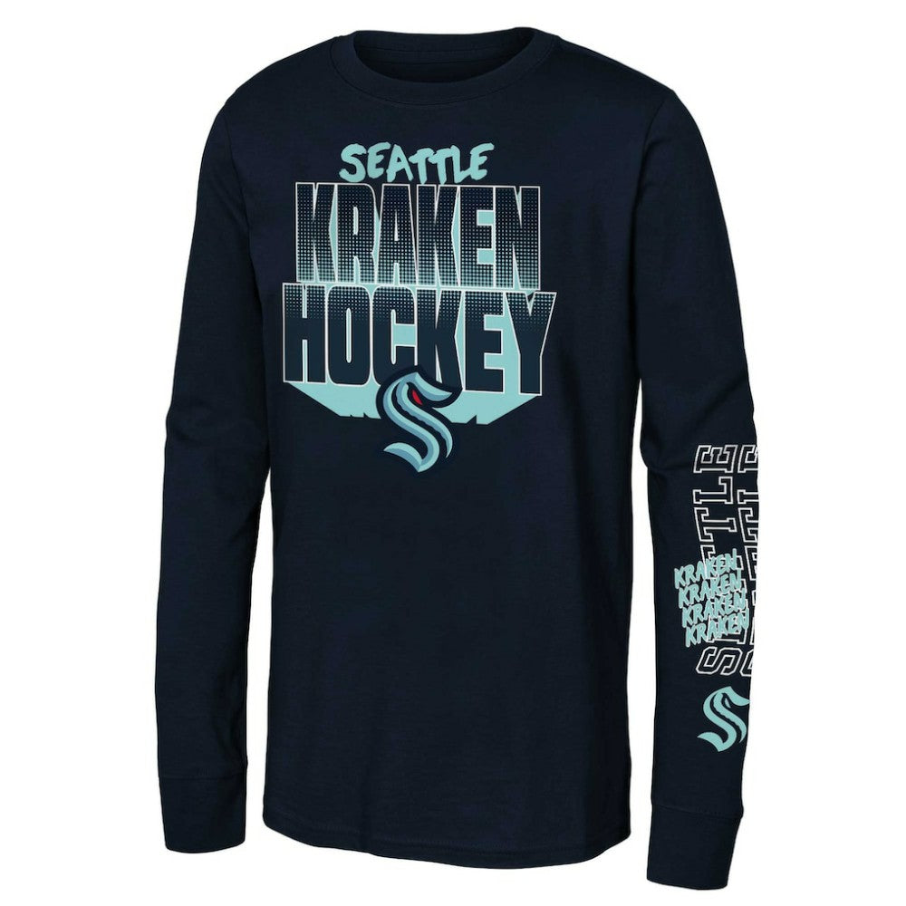 Seattle Kraken Youth Deep Sea Blue - Navy - NHL