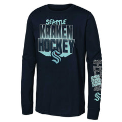 Seattle Kraken Youth Deep Sea Blue - Navy - NHL