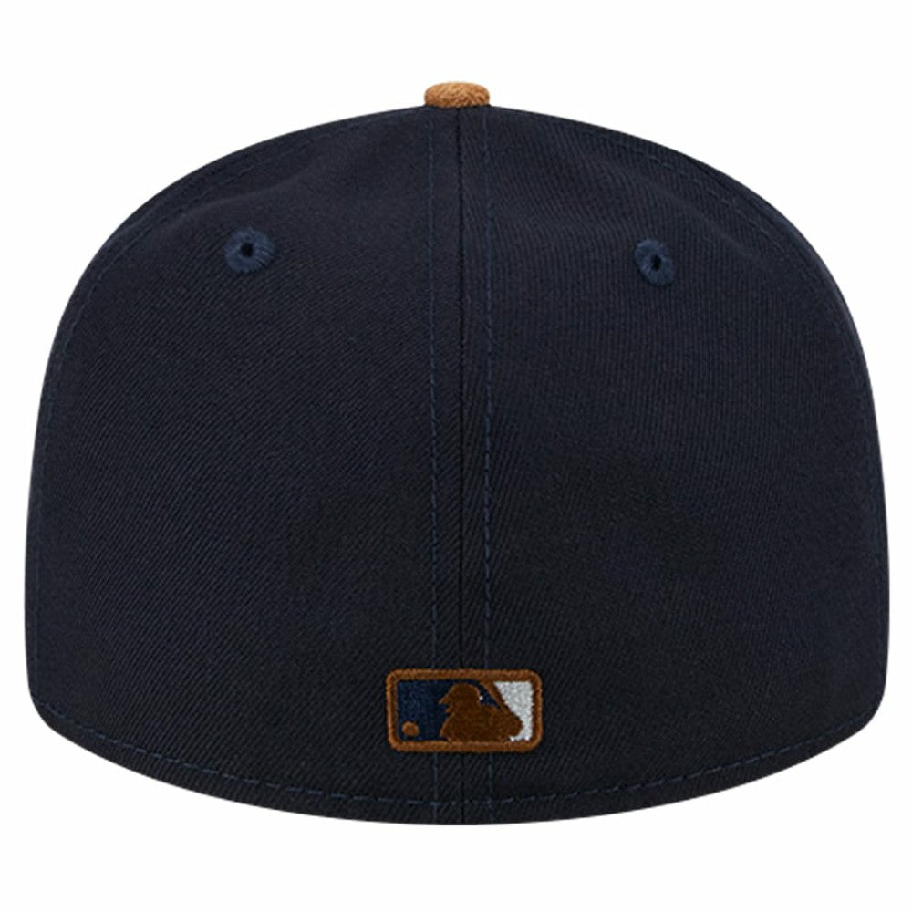 New York Yankees New Era Team Suede Visor Low Profile 59FIFTY Fitted Hat - MLB