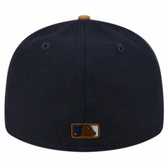 New York Yankees New Era Team Suede Visor Low Profile 59FIFTY Fitted Hat - MLB