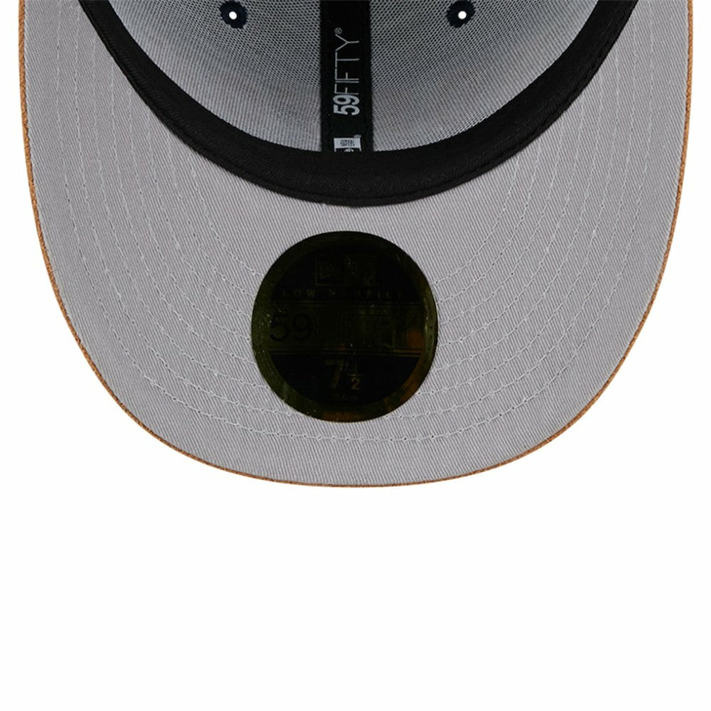 Boston Red Sox New Era Team Suede Visor Low Profile 59FIFTY Fitted Hat - MLB