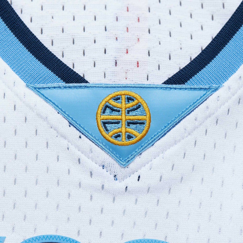 Nikola Jokic Denver Nuggets 2016/17 Throwback Swingman Jersey White - NBA