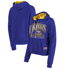 Minnesota Vikings New Era Women's Boxy Pullover Hoodie Purple | NFL