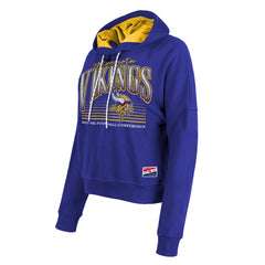 Minnesota Vikings New Era Women's Boxy Pullover Hoodie Purple | NFL