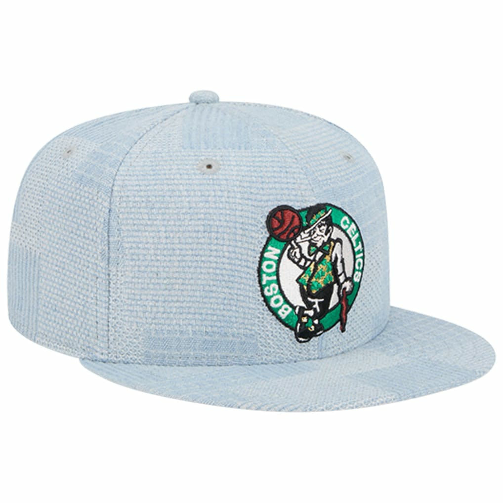 Boston Celtics Injection Denim Patchwork 9FIFTY Snapback Hat Denim - NBA