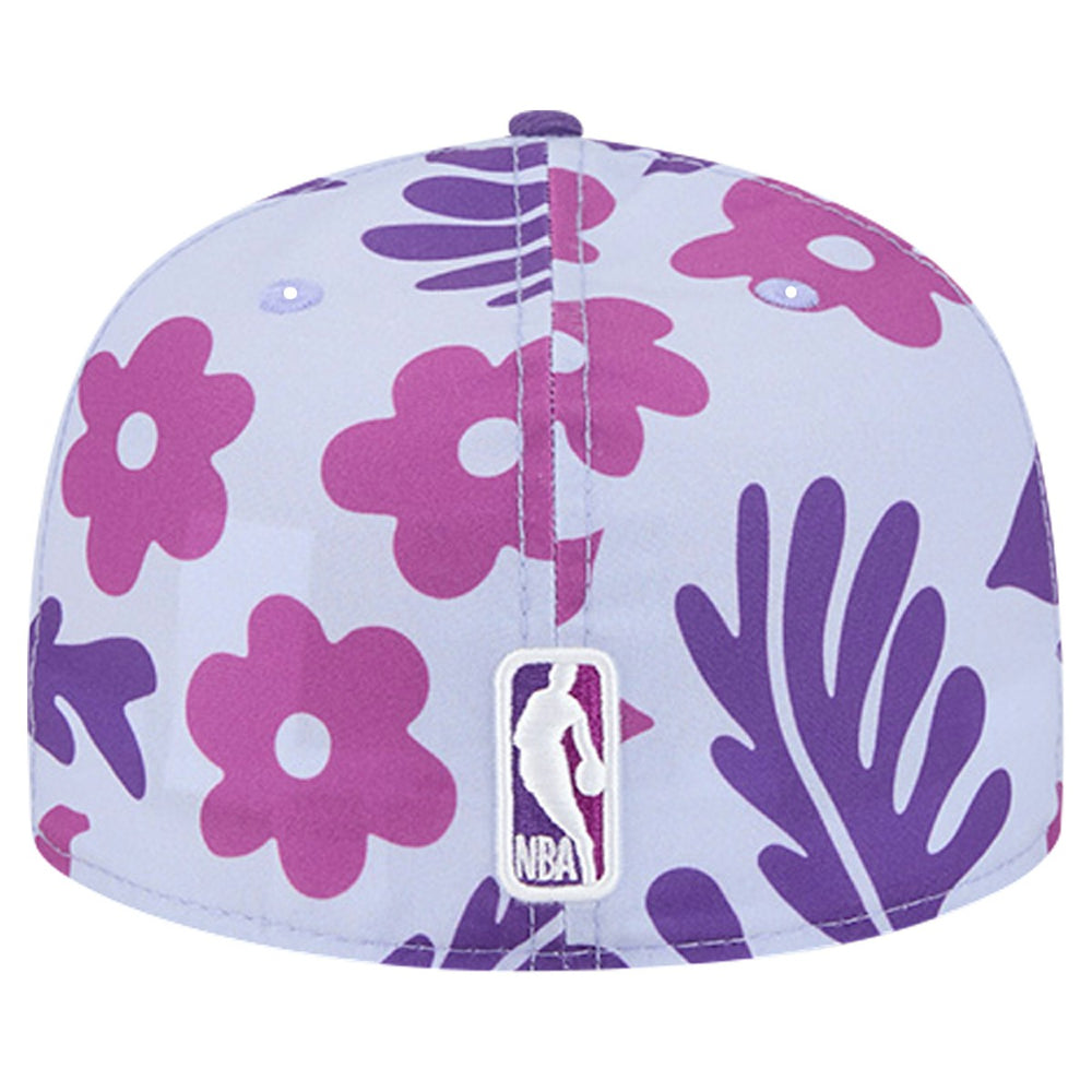 Sacramento Kings Palm Fronds 2-Tone 59FIFTY Fitted Hat Purple - NBA