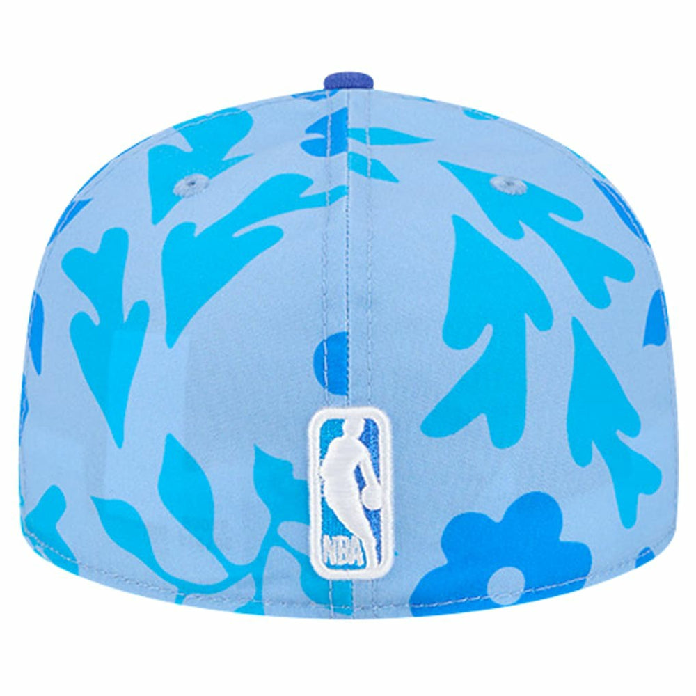 Dallas Mavericks Palm Fronds 2-Tone 59FIFTY Fitted Hat Blue - NBA