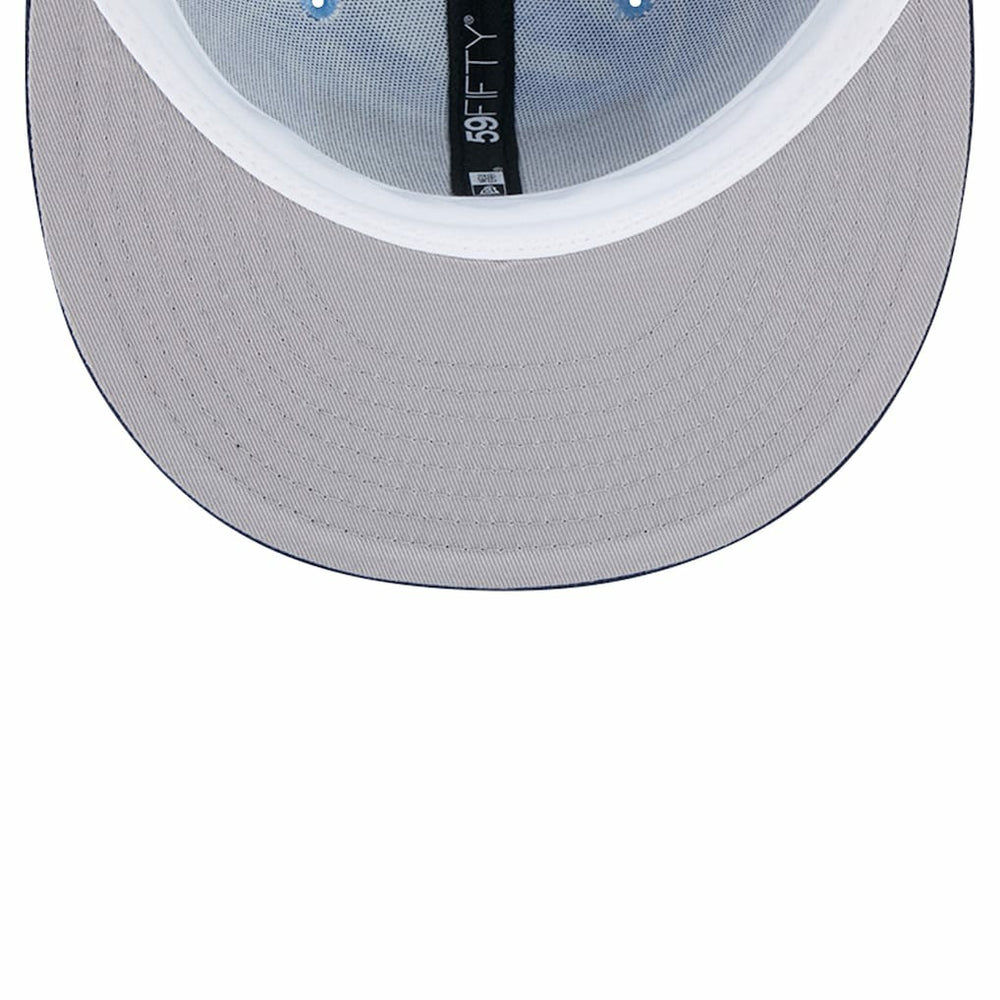 Denver Nuggets Palm Fronds 2-Tone 59FIFTY Fitted Hat Blue - NBA