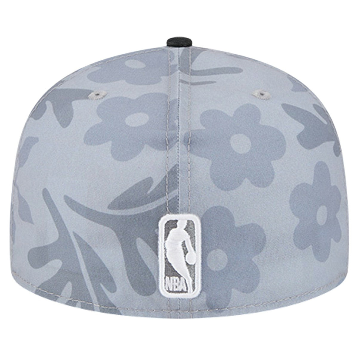 Miami Heat Palm Fronds 2-Tone 59FIFTY Fitted Hat Gray - NBA
