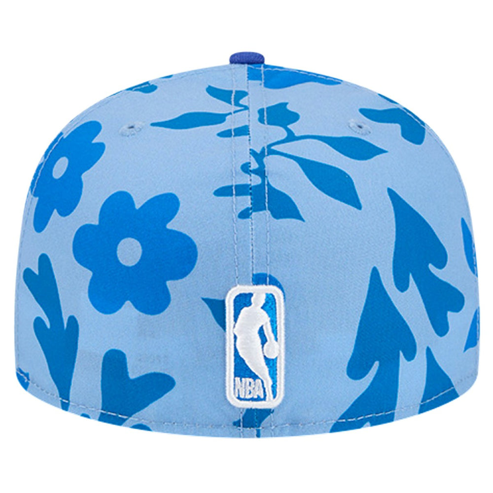 New York Knicks Palm Fronds 2-Tone 59FIFTY Fitted Hat Blue - NBA