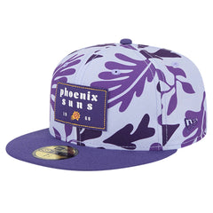 Phoenix Suns Palm Fronds 2-Tone 59FIFTY Fitted Hat Purple - NBA