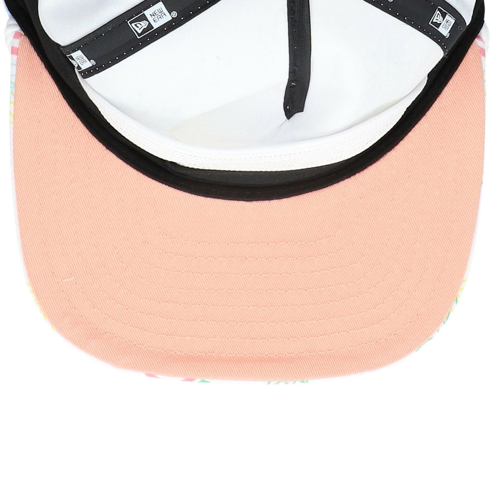 Miami Heat Palm Trees and Waves Golfer Adjustable Hat White - NBA