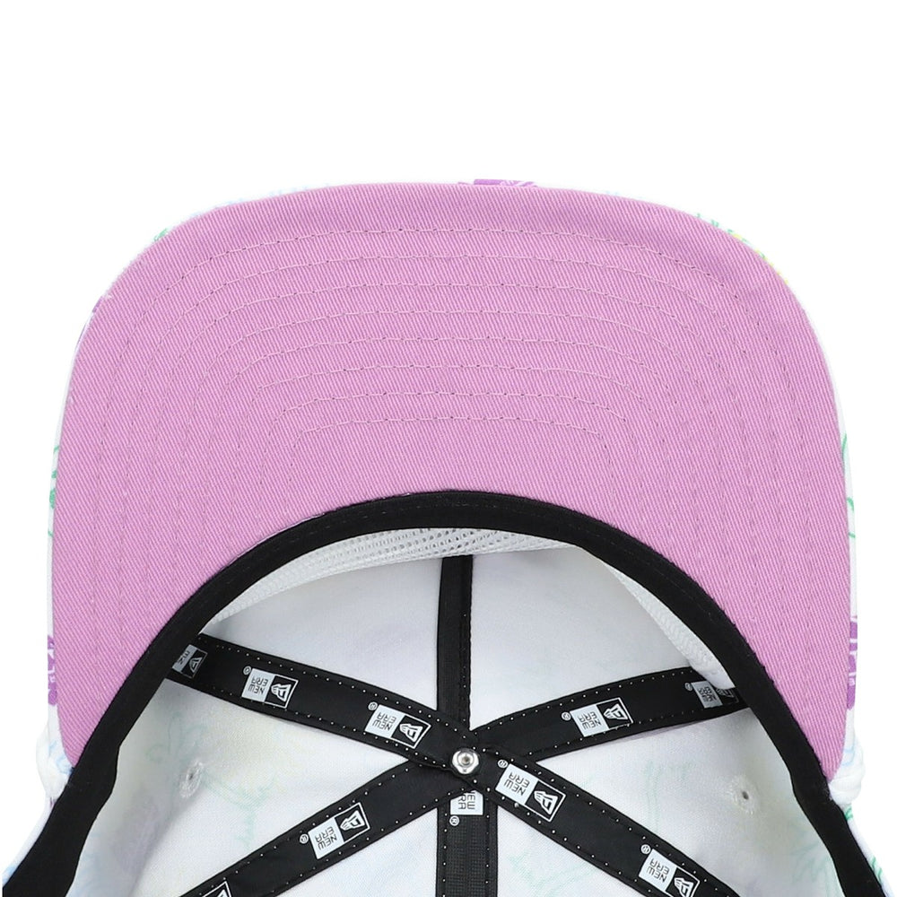 Sacramento Kings Palm Trees and Waves Golfer Adjustable Hat White - NBA