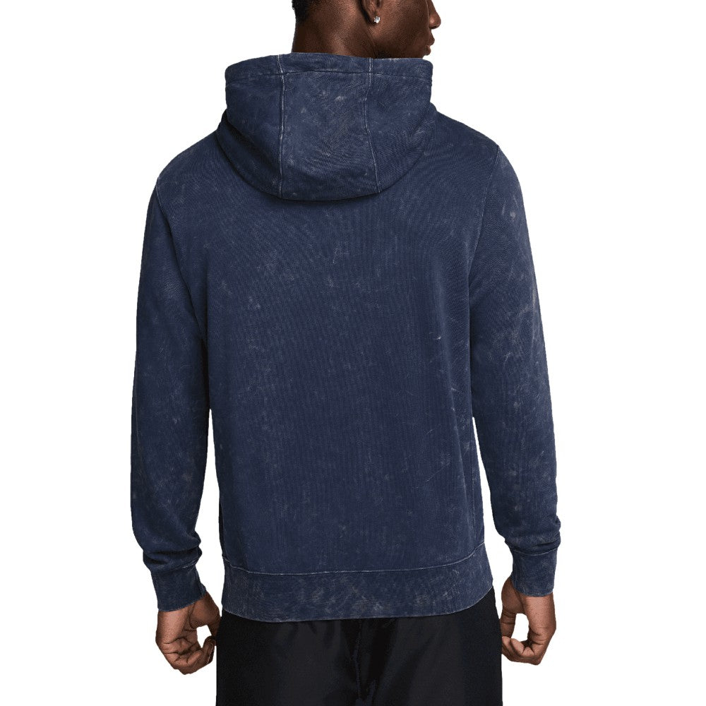 Paris Saint-Germain Club Washed Pullover Hoodie Navy | Nike online