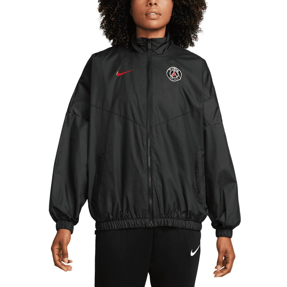 Paris Saint-Germain Women's Essential Windrunner Full-Zip Jacket Black | Nike cheap