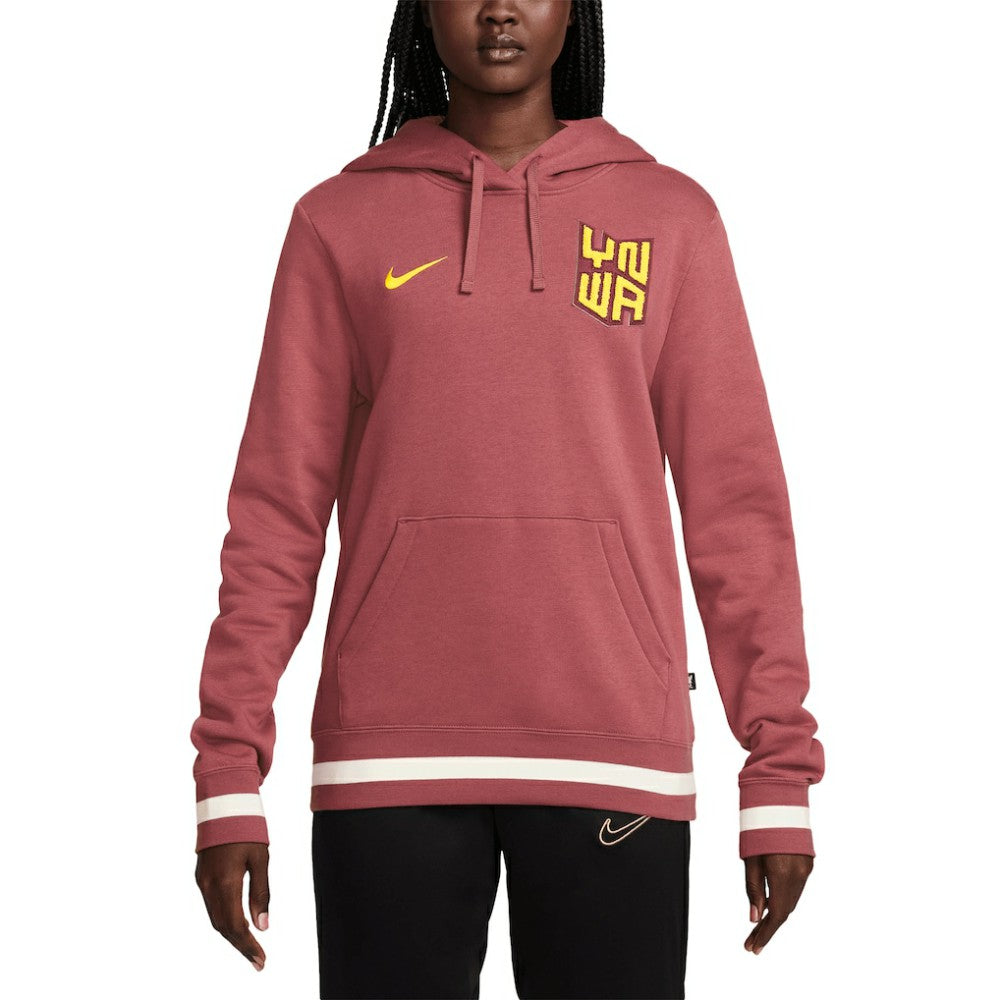 Liverpool Women's 2024/25 Third Club Fleece Pullover Hoodie Burgundy | Nike discount