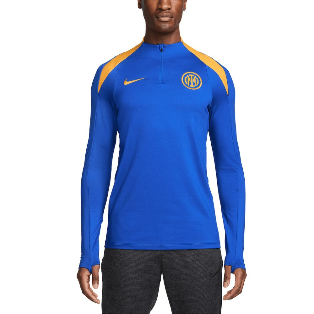Inter Milan 2024/25 Third Strike Drill Performance Quarter-Zip Pullover Top Blue | Nike Online