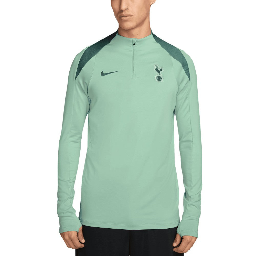 Tottenham Hotspur 2024/25 Third Strike Drill Performance Quarter-Zip Pullover Top Green | Nike