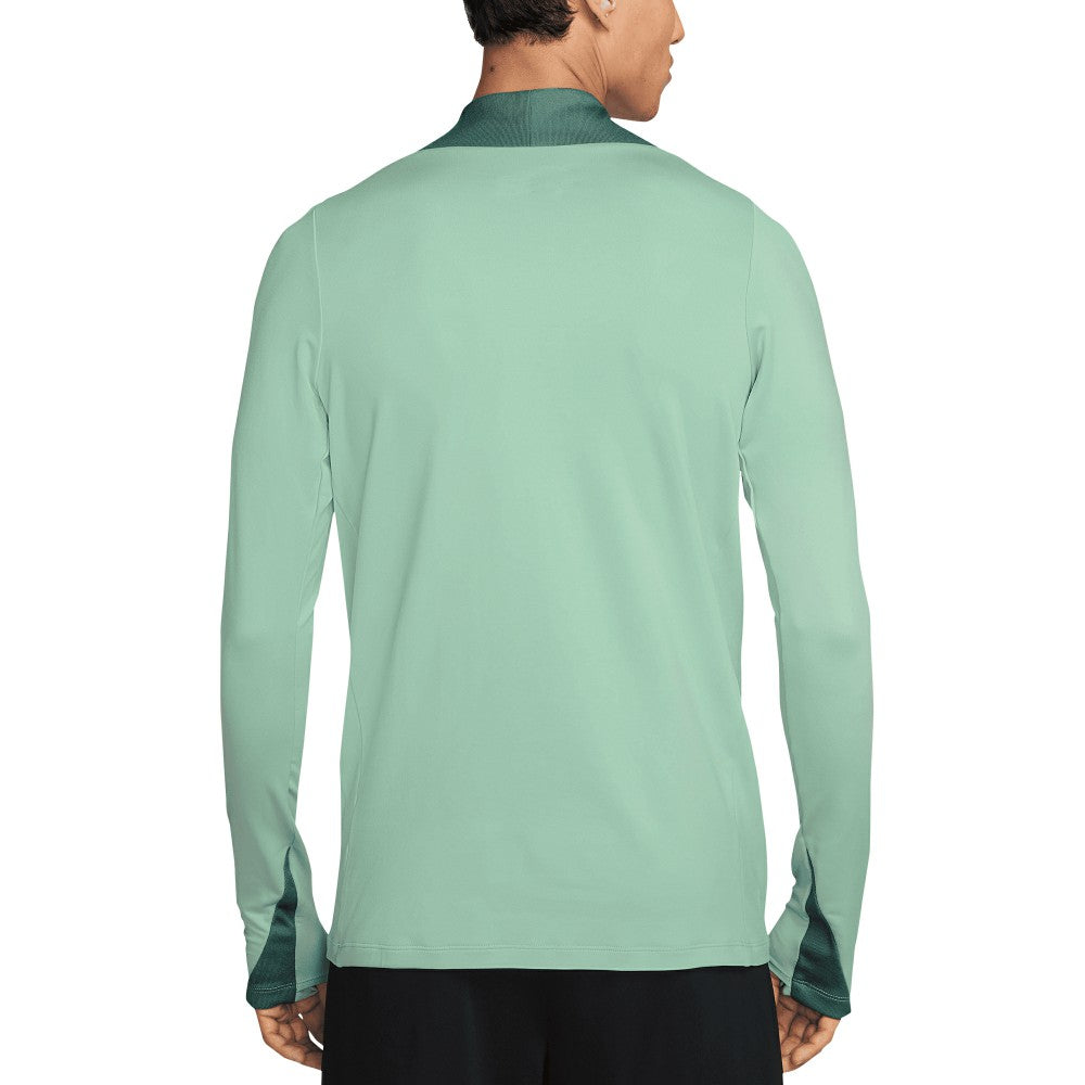 Tottenham Hotspur 2024/25 Third Strike Drill Performance Quarter-Zip Pullover Top Green | Nike