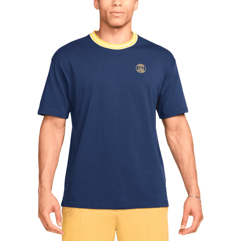 Paris Saint-Germain Premium Essentials T-Shirt Navy | Nike Online