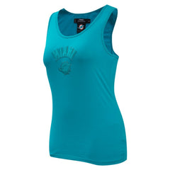 Miami Dolphins Pro Standard Women's Triple Tonal Racerback Tank Top Aqua | NFL