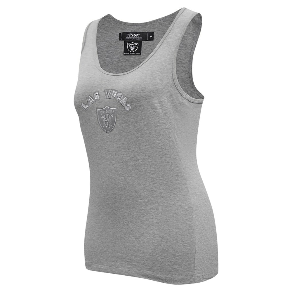 Las Vegas Raiders Pro Standard Women's Triple Tonal Racerback Tank Top Gray | NFL