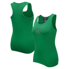 New York Jets Pro Standard Women's Triple Tonal Racerback Tank Top Kelly Green | NFL