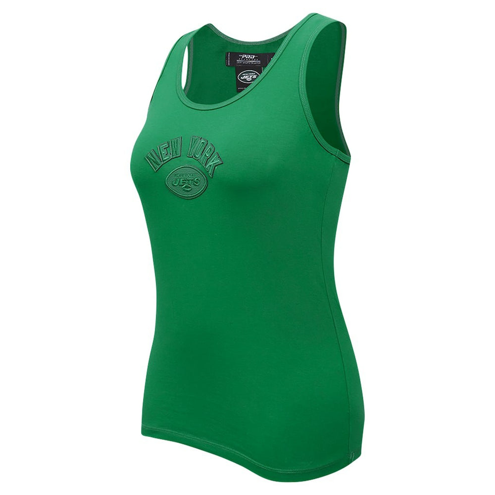 New York Jets Pro Standard Women's Triple Tonal Racerback Tank Top Kelly Green | NFL