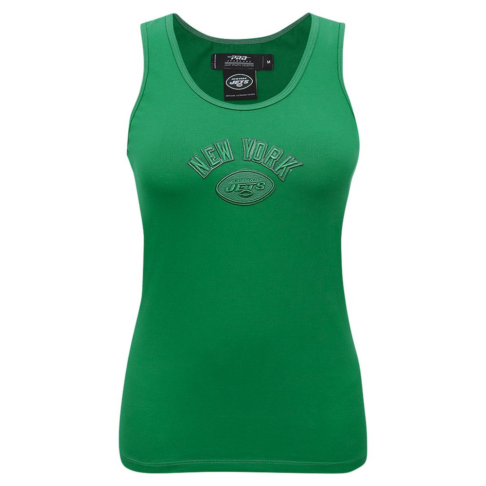 New York Jets Pro Standard Women's Triple Tonal Racerback Tank Top Kelly Green | NFL