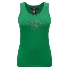 New York Jets Pro Standard Women's Triple Tonal Racerback Tank Top Kelly Green | NFL