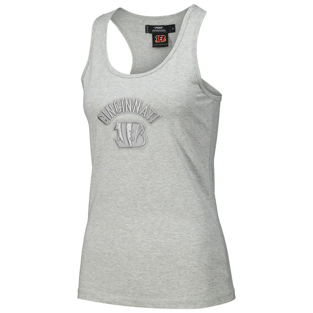Cincinnati Bengals Pro Standard Women's Triple Tonal Racerback Tank Top Gray | NFL