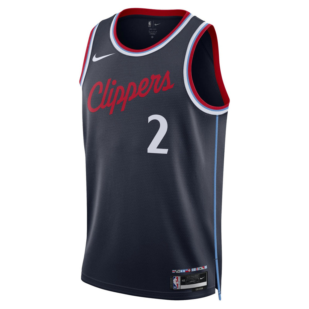 Kawhi Leonard LA Clippers Unisex 2024/25 Swingman Jersey Navy Icon Edition - NBA