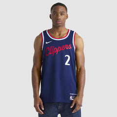 Kawhi Leonard LA Clippers Unisex 2024/25 Swingman Jersey Navy Icon Edition - NBA