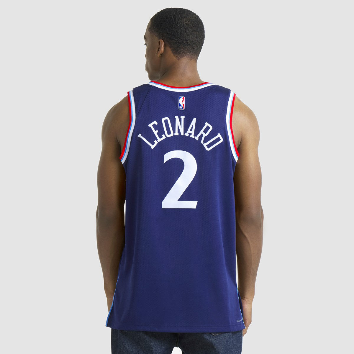 Kawhi Leonard LA Clippers Unisex 2024/25 Swingman Jersey Navy Icon Edition - NBA