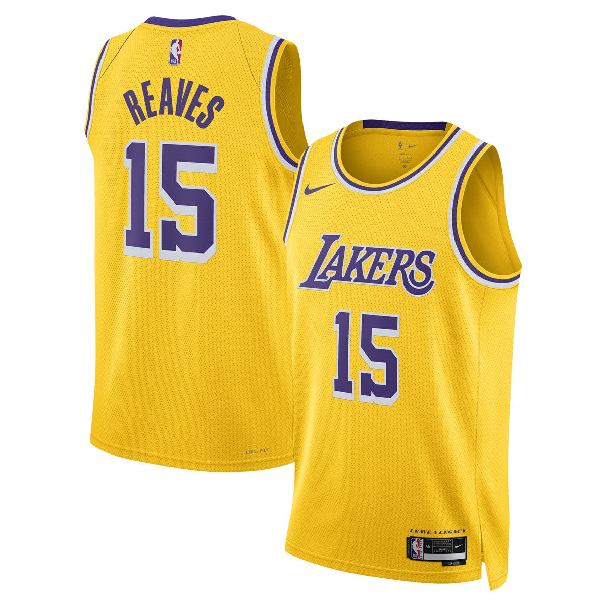 Austin Reaves Los Angeles Lakers Unisex Swingman Jersey Icon Edition Gold - NBA
