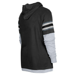 Las Vegas Raiders New Era Twofer Long Sleeve Hooded T-Shirt Black | NFL
