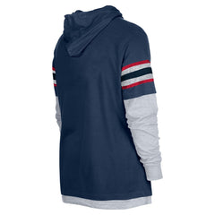 Houston Texans New Era Twofer Long Sleeve Hooded T-Shirt Navy | NFL