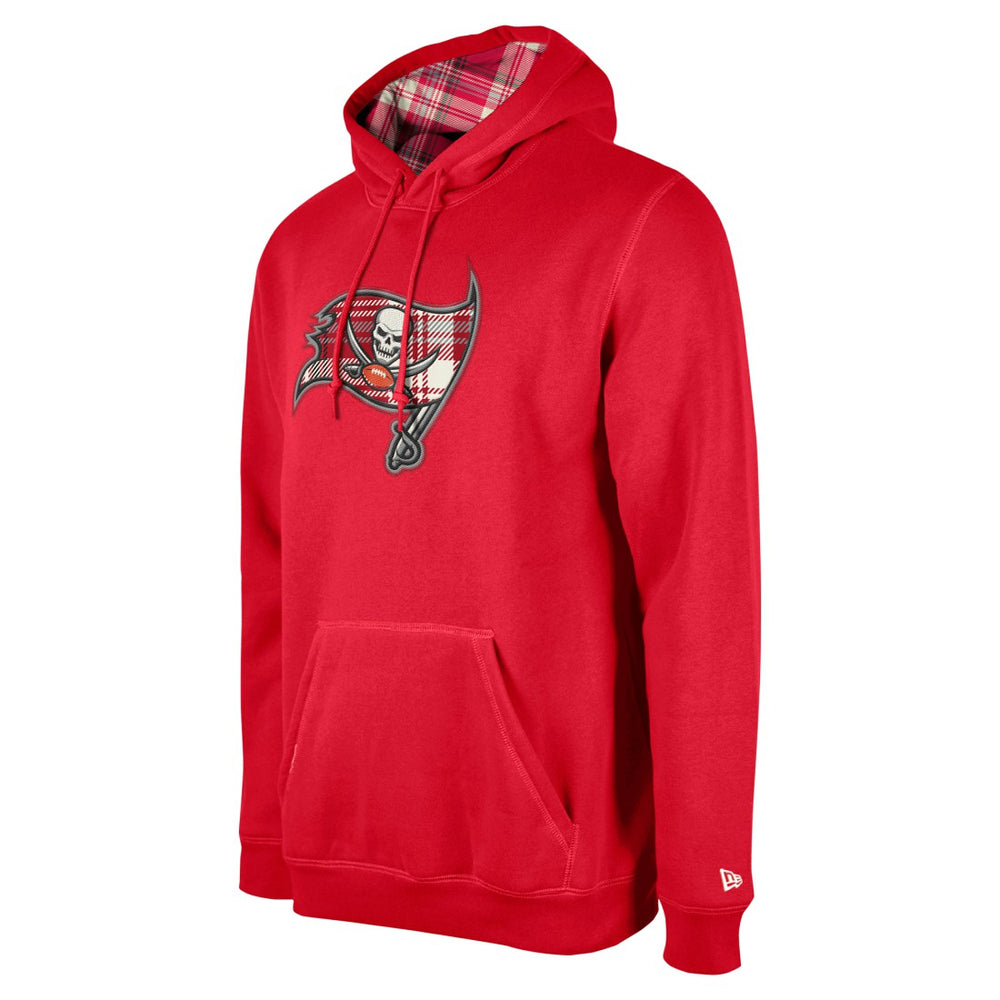 Tampa Bay Buccaneers New Era 3rd Down Plaid Pullover Hoodie Red | NFL