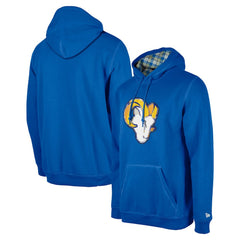 Los Angeles Rams New Era 3rd Down Plaid Pullover Hoodie Royal | NFL