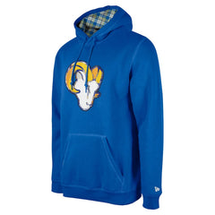 Los Angeles Rams New Era 3rd Down Plaid Pullover Hoodie Royal | NFL