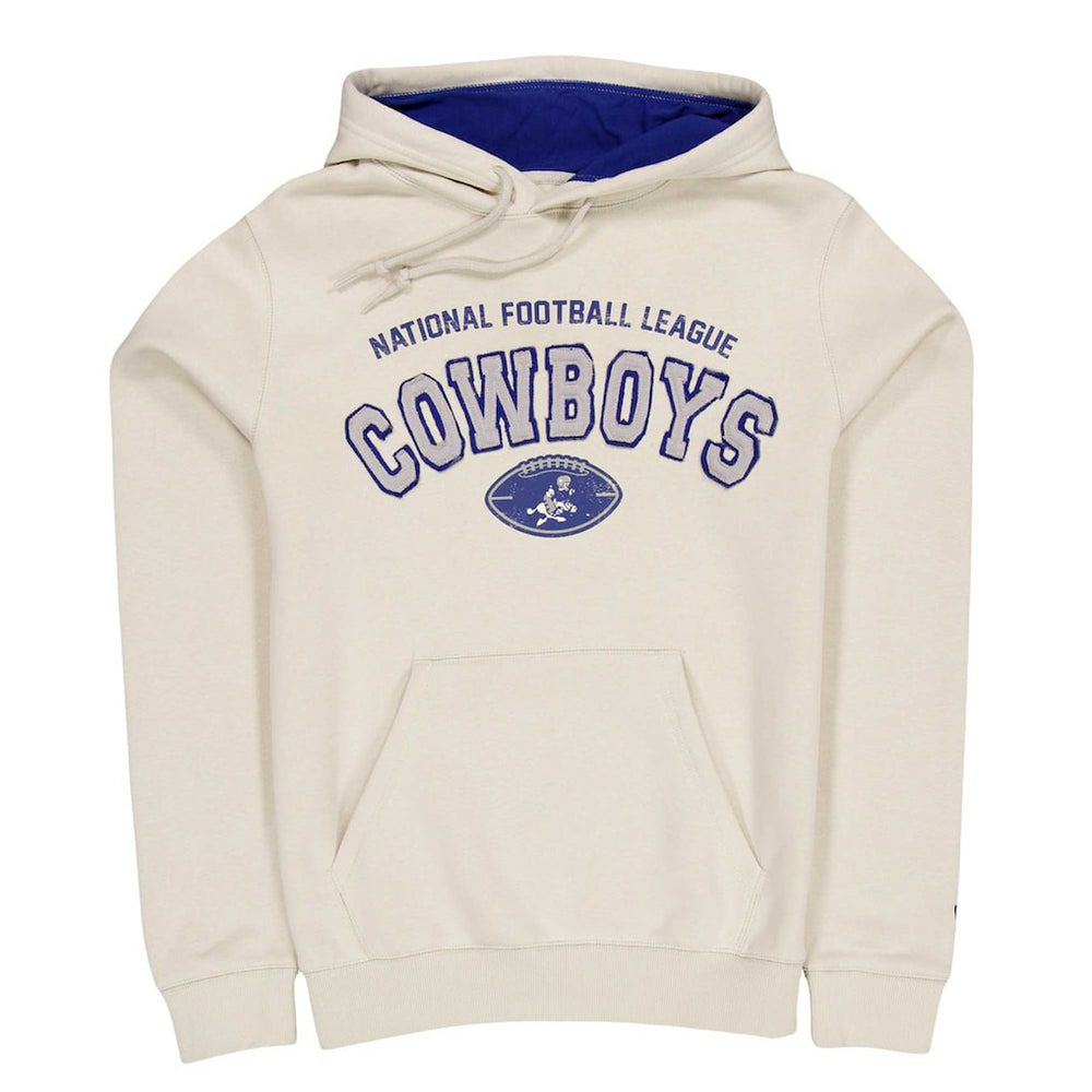 Dallas Cowboys New Era Historic 3rd Down Pullover Hoodie Cream | NFL