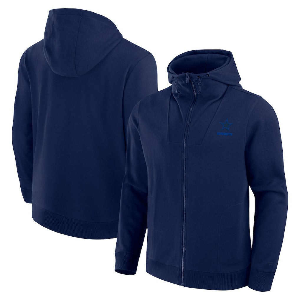 Dallas Cowboys Unisex Front Office Full-Zip Hoodie Navy | Fanatics