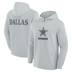 Dallas Cowboys Elements Blaze Tri-Blend Long Sleeve Hoodie T-Shirt Gray | Fanatics