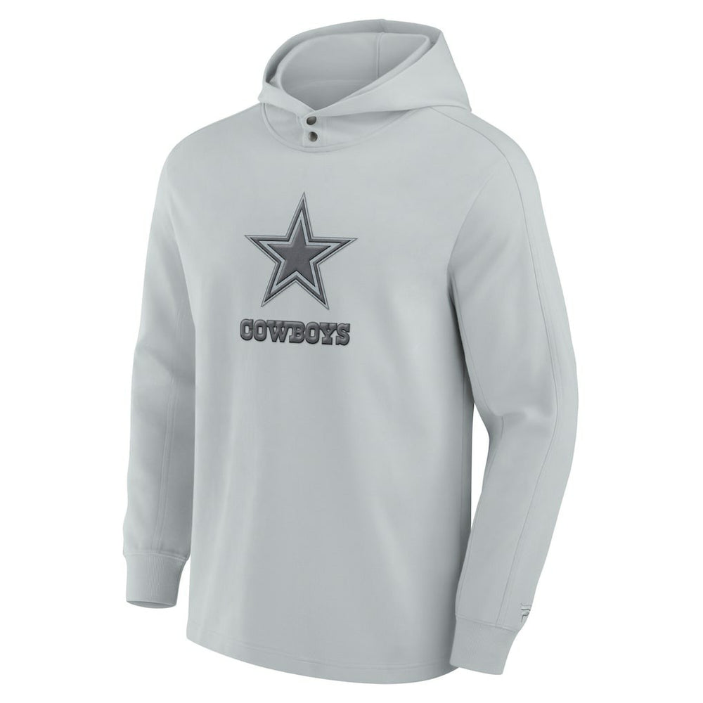 Dallas Cowboys Elements Blaze Tri-Blend Long Sleeve Hoodie T-Shirt Gray | Fanatics